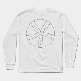 Electric Car Aero Wheel Cap Cover Long Sleeve T-Shirt